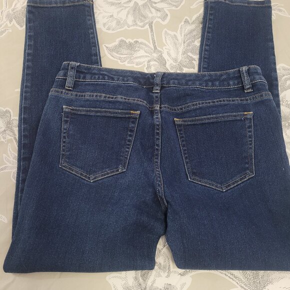 Michael Kors Medium-Dark Wash  Skinny Jeans Size 6 - Picture 6 of 9